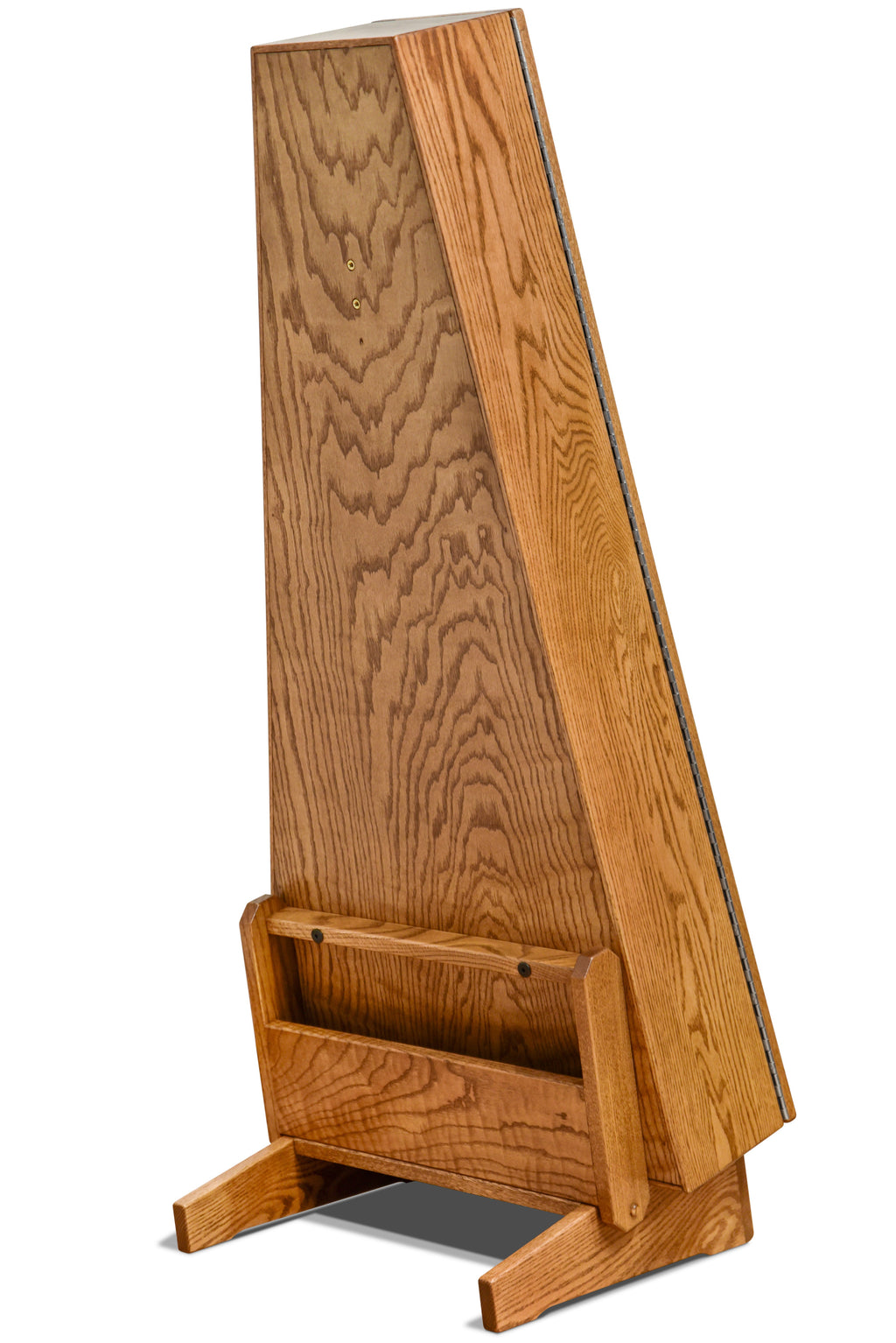 ClimaStand Triangle Humidor with Base - Red Oak with Golden Oak Stain Acoustic Remedy Cases