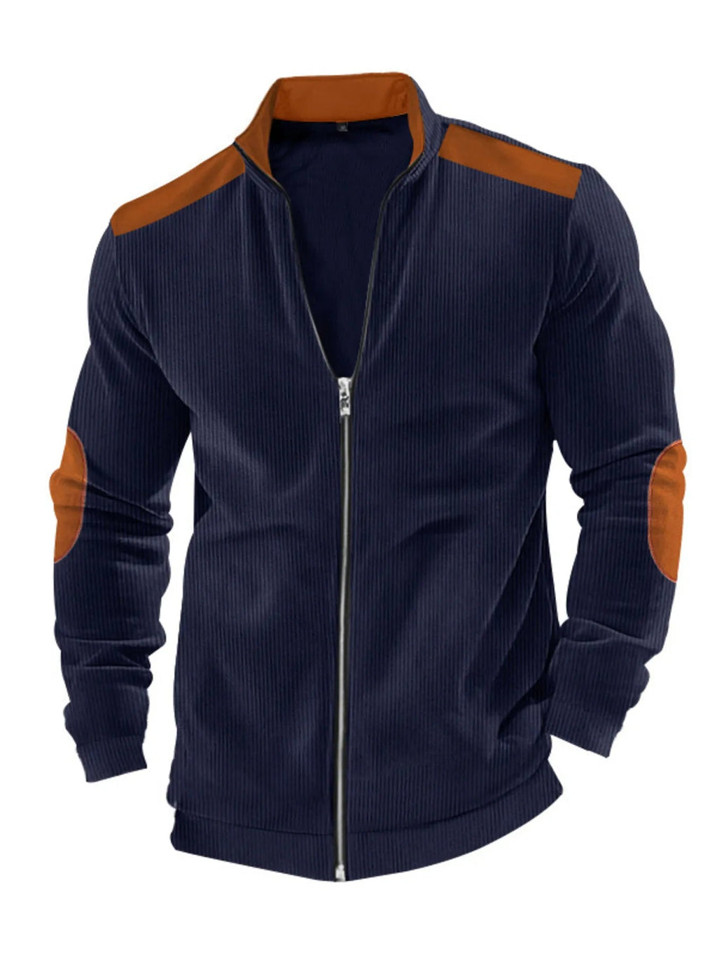 Men's Full Size Zip Up Long Sleeve Jacket Plus Size NicholesGifts