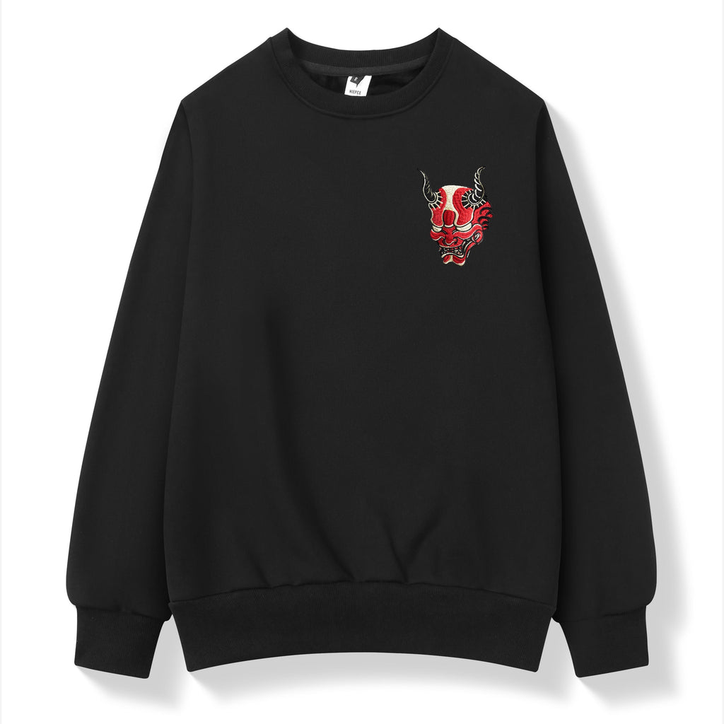 SW9060 Red Demon Embroidered Sweater Niepce