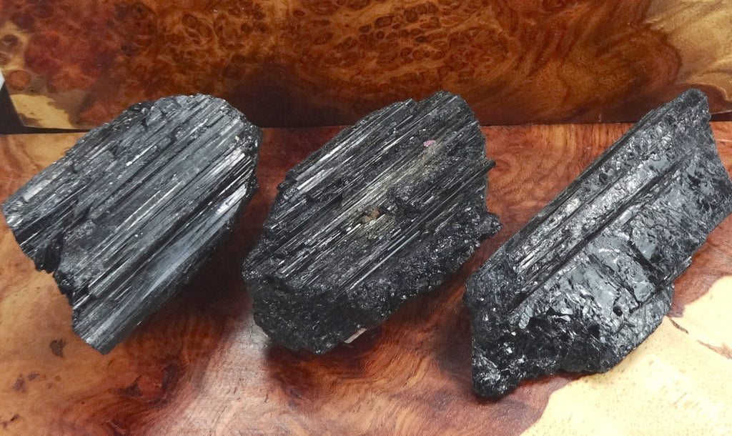 Large Black Tourmaline Crystals (1-3 Inches)(By The Piece Or Pound) Rough Raw Gemstone Home Decor Amazing Crystals