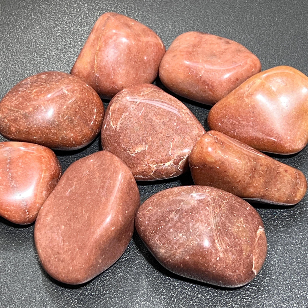 Large Red Brown Jasper Tumbled Stones (By The Piece Or Pound) Wholesale Amazing Crystals