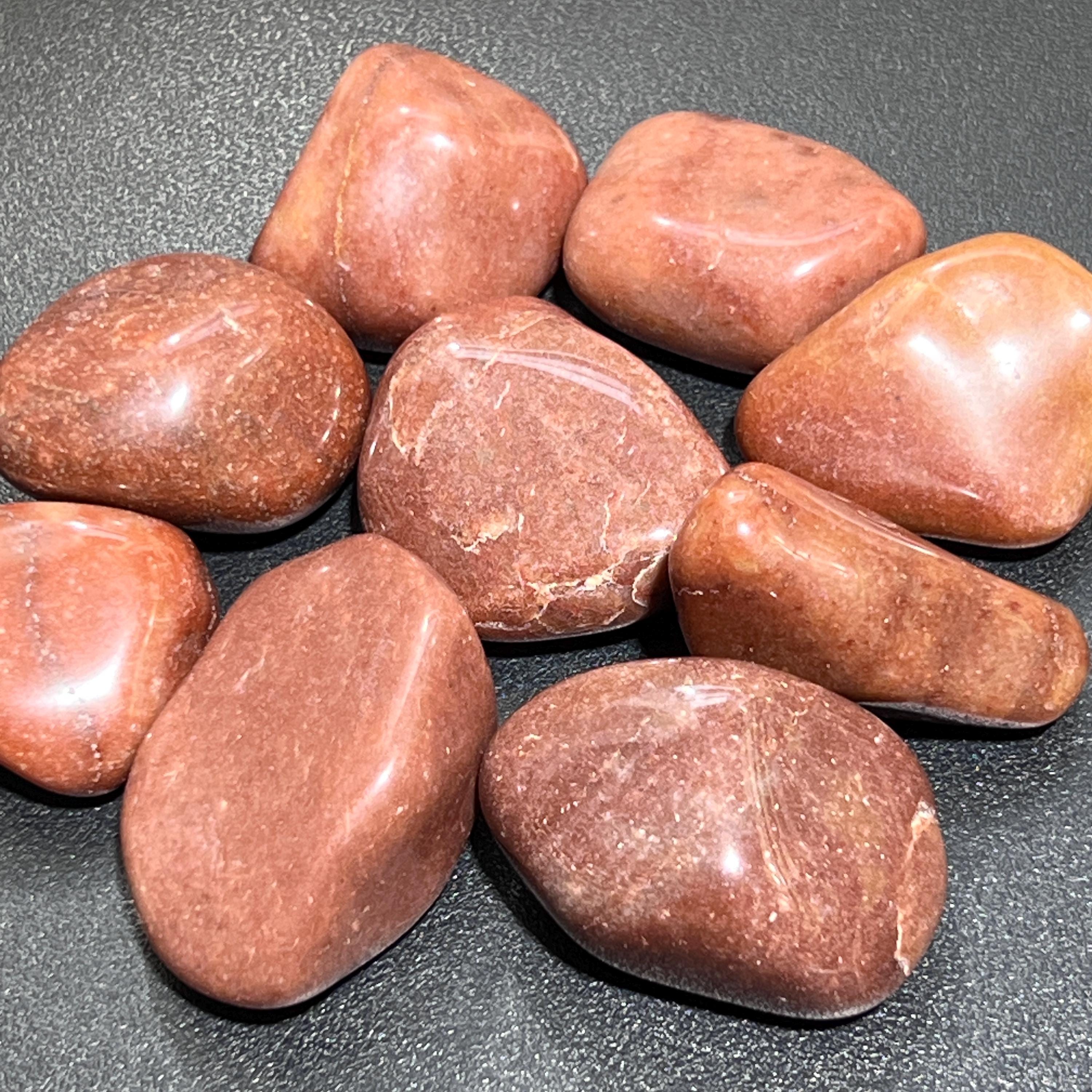 Large Red Brown Jasper Tumbled Stones (By The Piece Or Pound) Wholesale Amazing Crystals