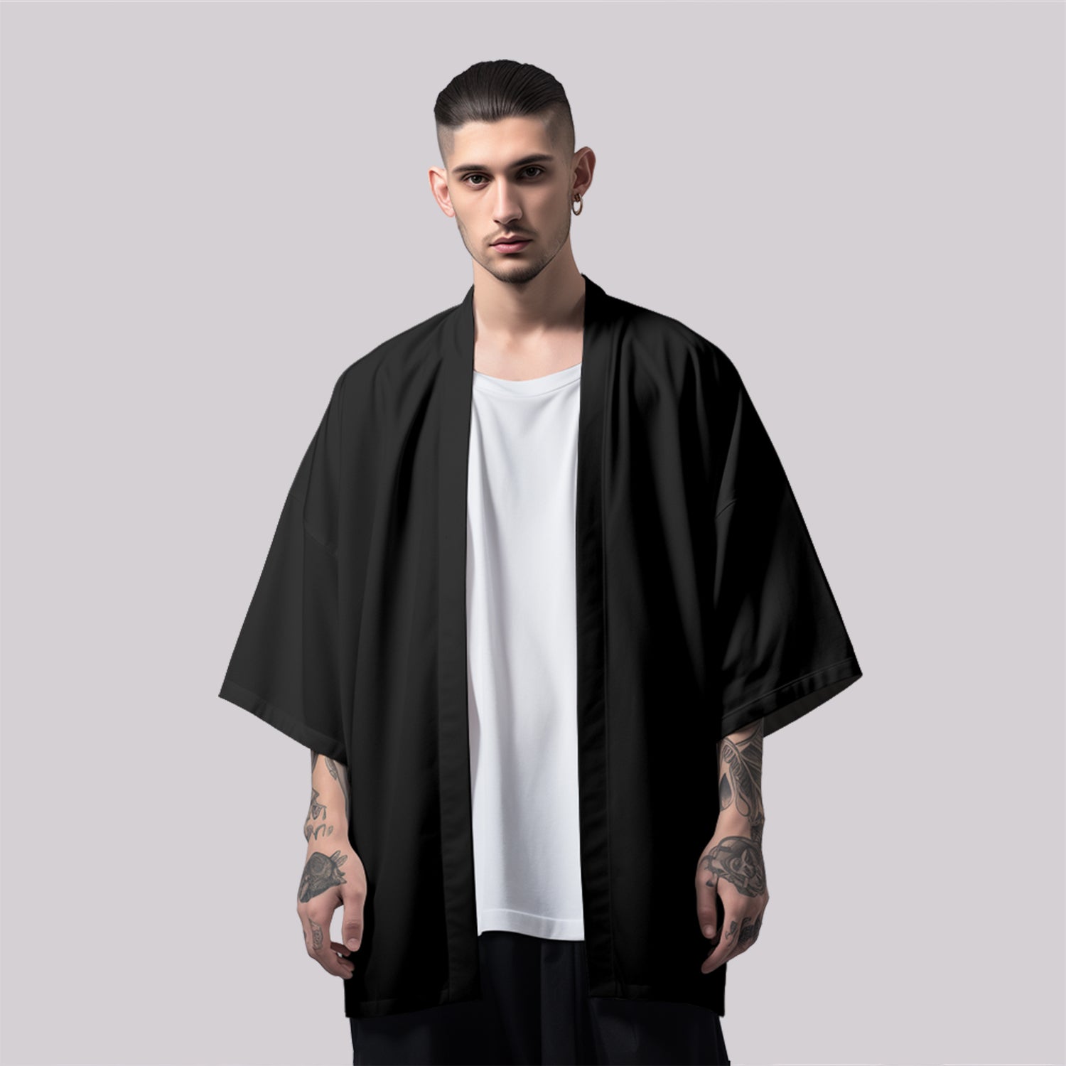 K06 Cranes Paradise Kimono Niepce