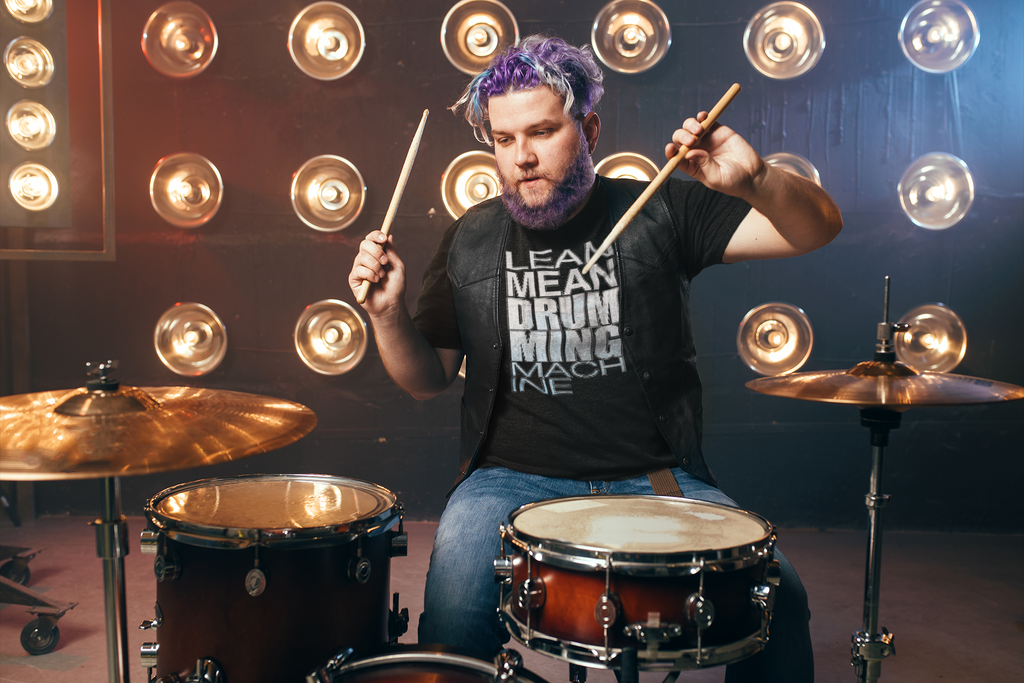 Drumming Machine T-Shirt - Lean Mean Drumming Machine Taboo