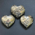 Large Iron Pyrite Druzy Crystal Puffy Heart Polished Carving Wholesale Fools Gold Amazing Crystals