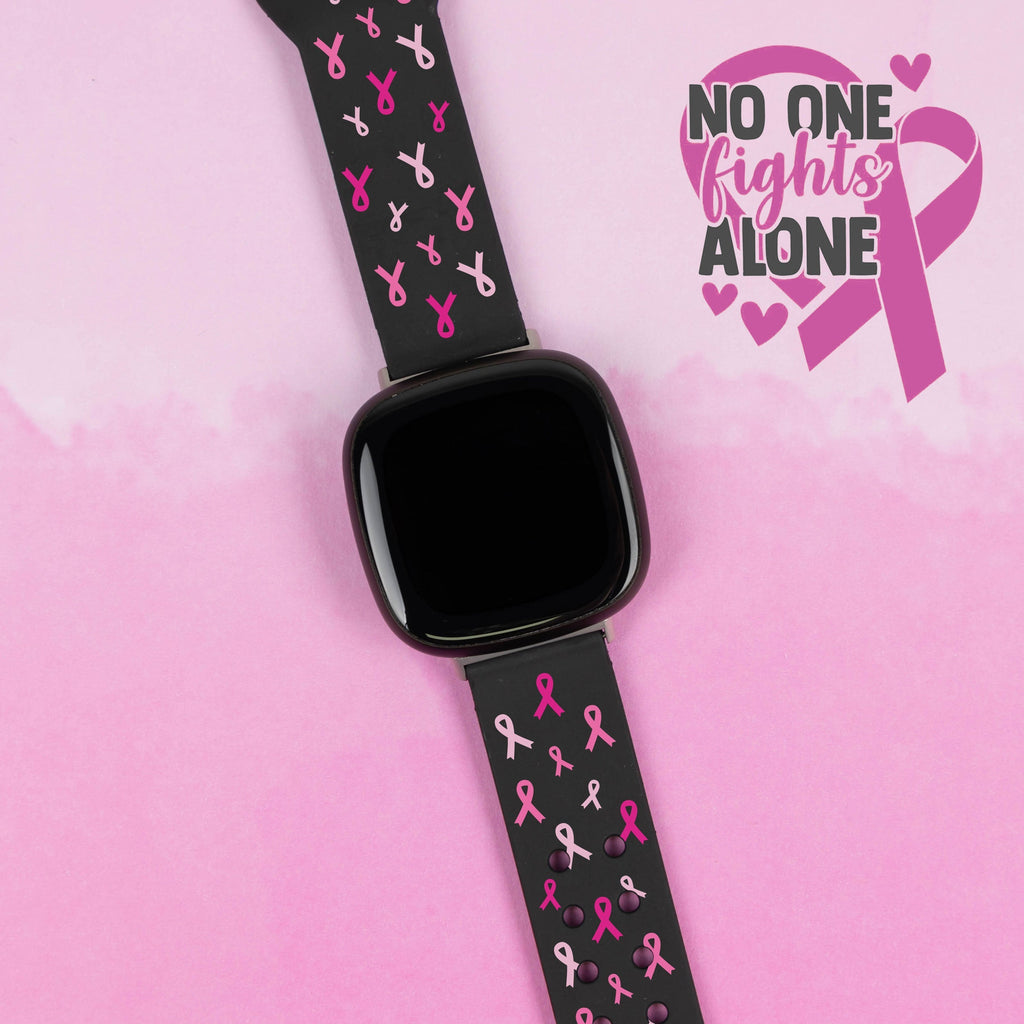 Breast Cancer Awareness HD Fitbit Versa 3 & Sense 1 Watch Band Affinity Bands