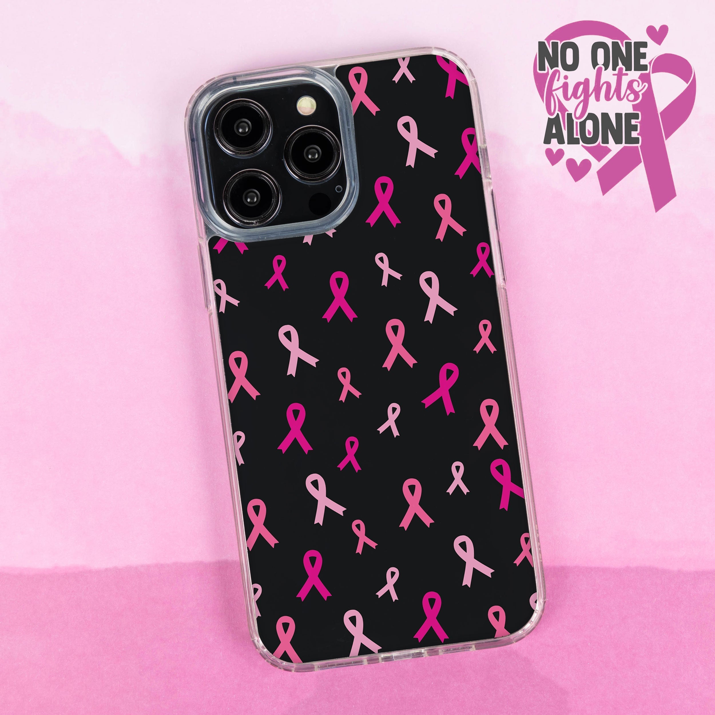 Breast Cancer Awareness HD Apple iPhone 13 Series Mag-Safe Phone Case Affinity Bands