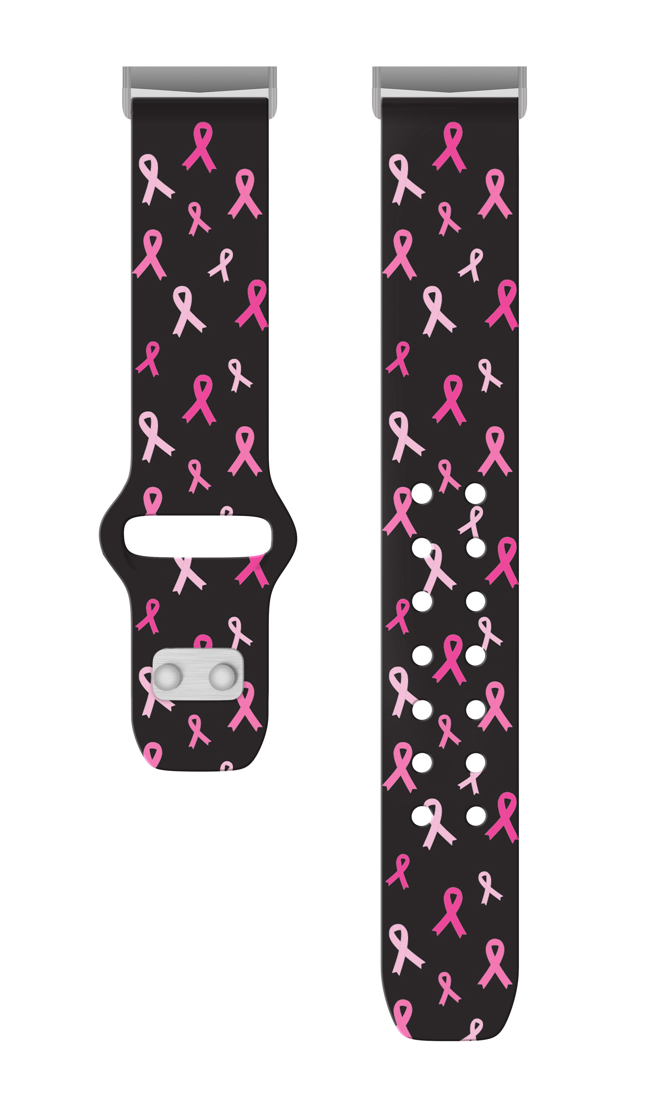 Breast Cancer Awareness HD Fitbit Versa 3 & Sense 1 Watch Band Affinity Bands