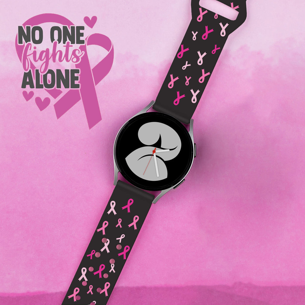 Breast Cancer Awareness HD  Watchband for Samsung, Garmin, Fossil, and More Affinity Bands