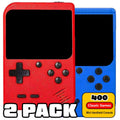 2 Pack Handheld Games for Kids Console 400 Retro Video Games, Portable Gaming Player Mini Arcade Electronic Toy Gifts for Boys Girls 2 Pack The Noodley