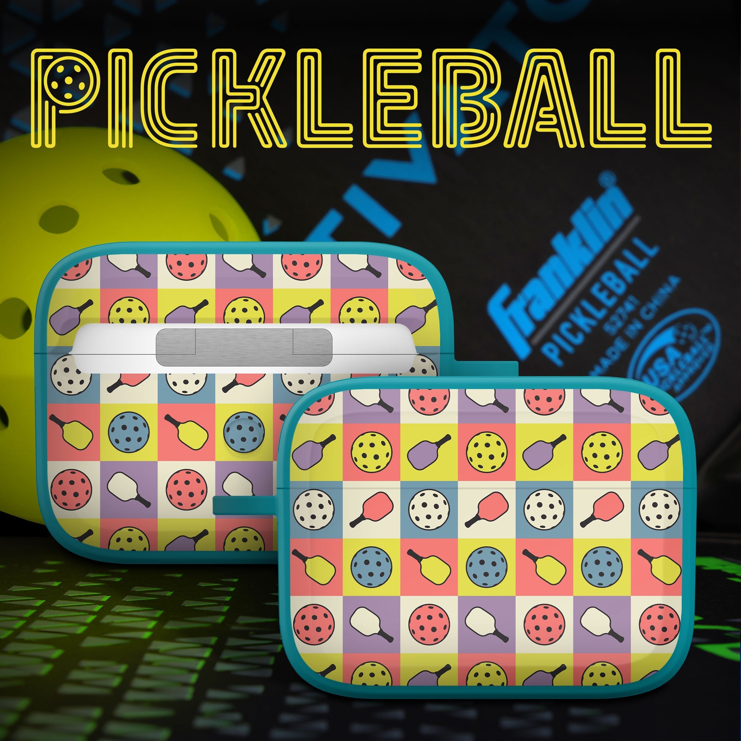 Pickleball HDX Apple AirPods Pro 1 & 2 Case Cover Affinity Bands
