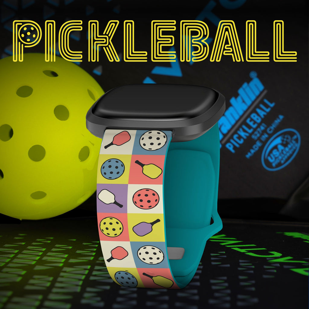 Pickleball HD Fitbit Versa 3 & Sense 1 Watch Band Affinity Bands