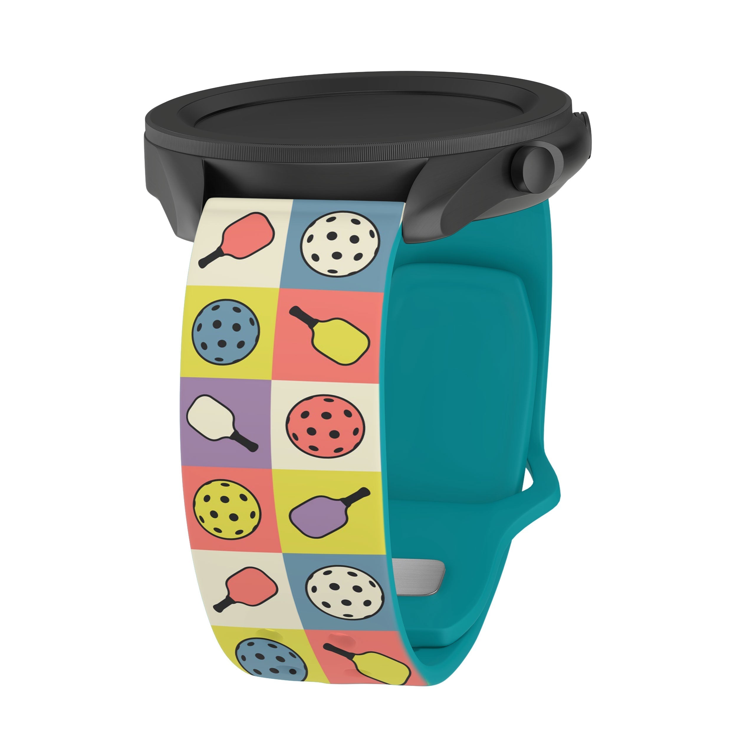 Pickleball HD  Watchband for Samsung, Garmin, Fossil, and More Affinity Bands