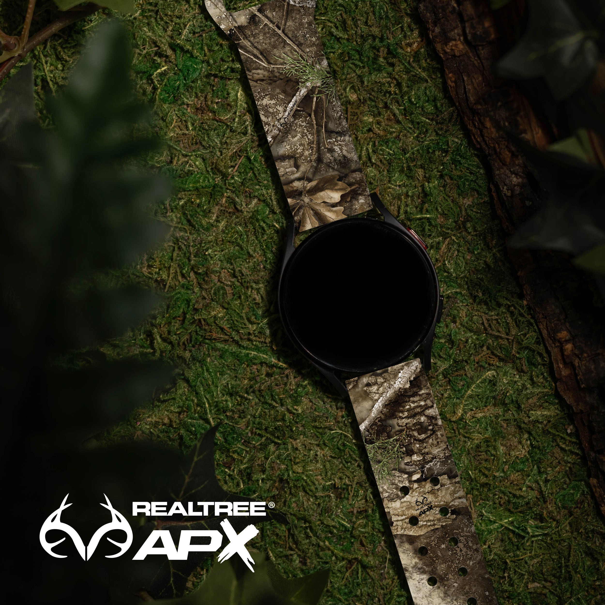 Realtree APX HD  Watchband for Samsung, Garmin, Fossil, and More Affinity Bands