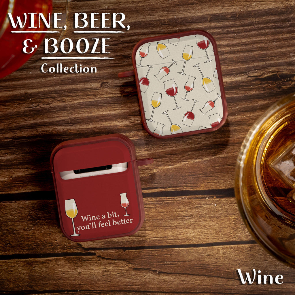 Wine, Beer, & Booze HDX Apple AirPods Gen 1 & 2 Case Cover Affinity Bands