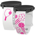 Pickleball Brights HD  Watchband for Samsung, Garmin, Fossil, and More Affinity Bands