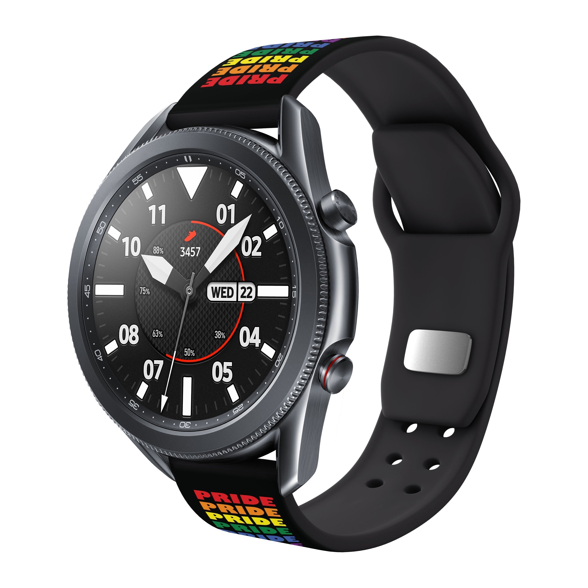 Pride HD  Watchband for Samsung, Garmin, Fossil, and More for Samsung, Garmin, Fossil, and More Affinity Bands