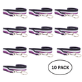 10 Pack Asexual Flag Lanyards The Awareness Company