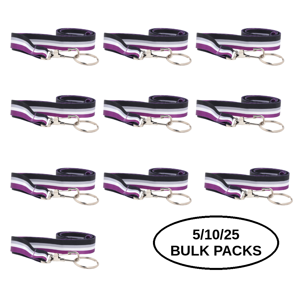 5/10/25 Asexual Flag Lanyards The Awareness Company