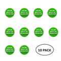 10 Pack Ask Me My Pronoun Silicone Pins The Awareness Company