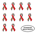 5/10/25/100 Pack Autism Awareness Ribbon Pins The Awareness Company