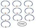 10 Pack Autism Awareness Ribbon Stretch Bracelets The Awareness Company