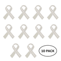 10 Pack Bone Cancer Awareness Ribbon Pins The Awareness Company