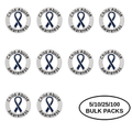 5/10/25/100 Pack Child Abuse Awareness Ribbon Pins The Awareness Company