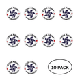 10 Pack Child Abuse Prevention Blue Pinwheel Pins The Awareness Company