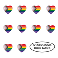 5/10/25/100 Daniel Quasar Flag Heart Pins The Awareness Company