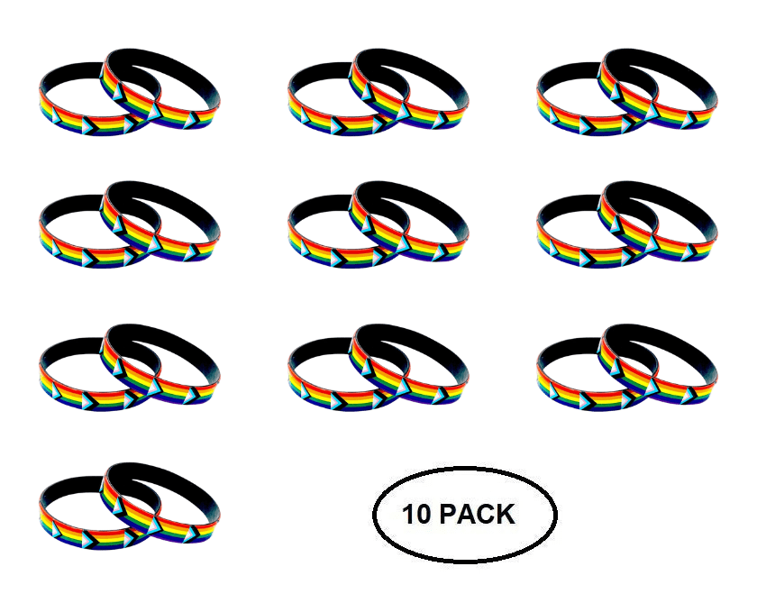 Daniel Quasar Flag Silicone Bracelets The Awareness Company