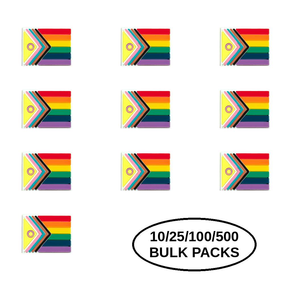 10/25/100/500 Daniel Quasar Intersex-Inclusive Flag Lapel Pins The Awareness Company