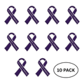 10 Pack Domestic Violence Awareness Ribbon Pins The Awareness Company
