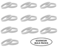 5/10/50/100 Gray Silicone Bracelets The Awareness Company