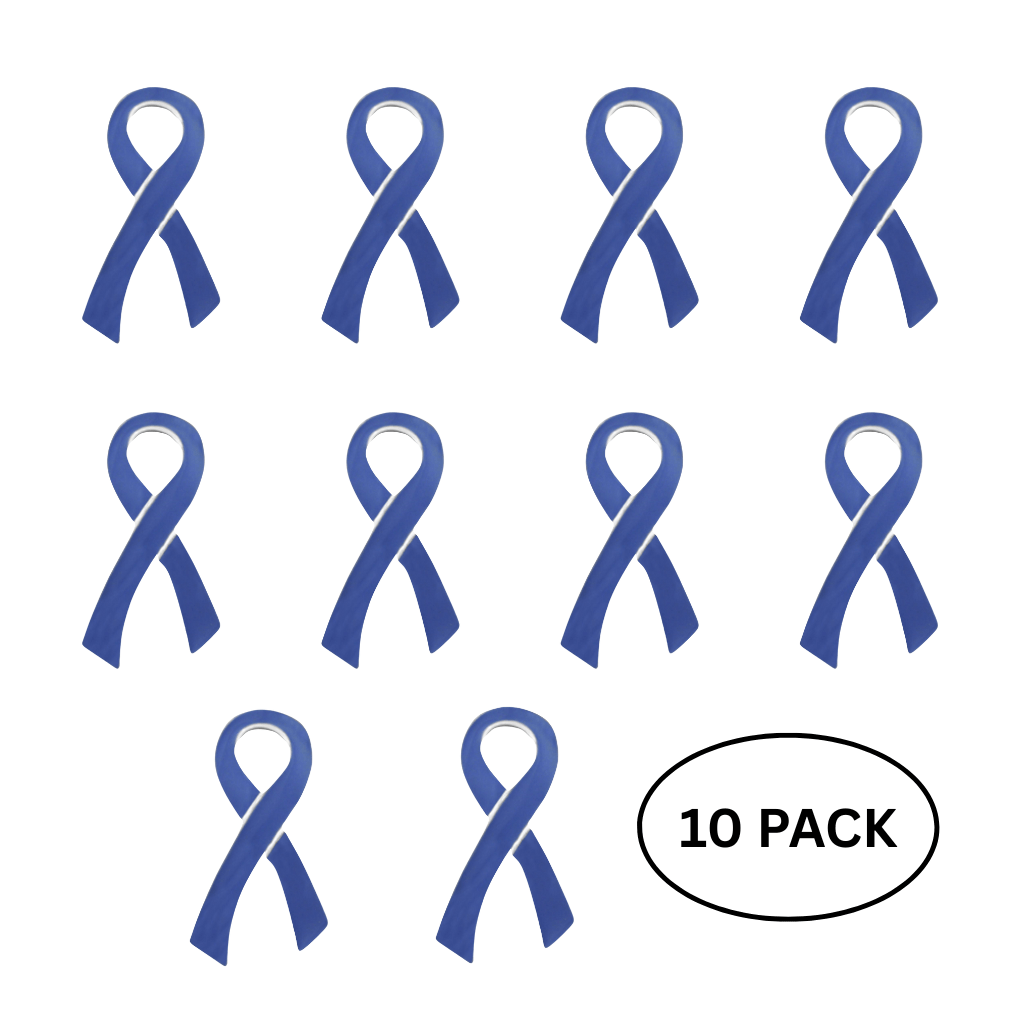 10 Pack Large Periwinkle Ribbon Pins The Awareness Company