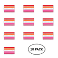 10 Pack Lesbian Sunset Flag Pins The Awareness Company