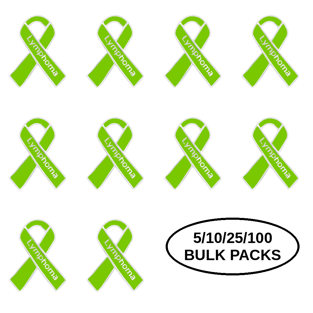 Bulk Pack Lymphoma Awareness Ribbon Pins The Awareness Company