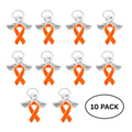 Orange Ribbon Awareness Angel Pins for Leukemia, Multiple Sclerosis, Kidney Cancer The Awareness Company