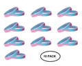 Pink & Blue Silicone Bracelets for SIDS, Infant Death, Male Breast Cancer The Awareness Company