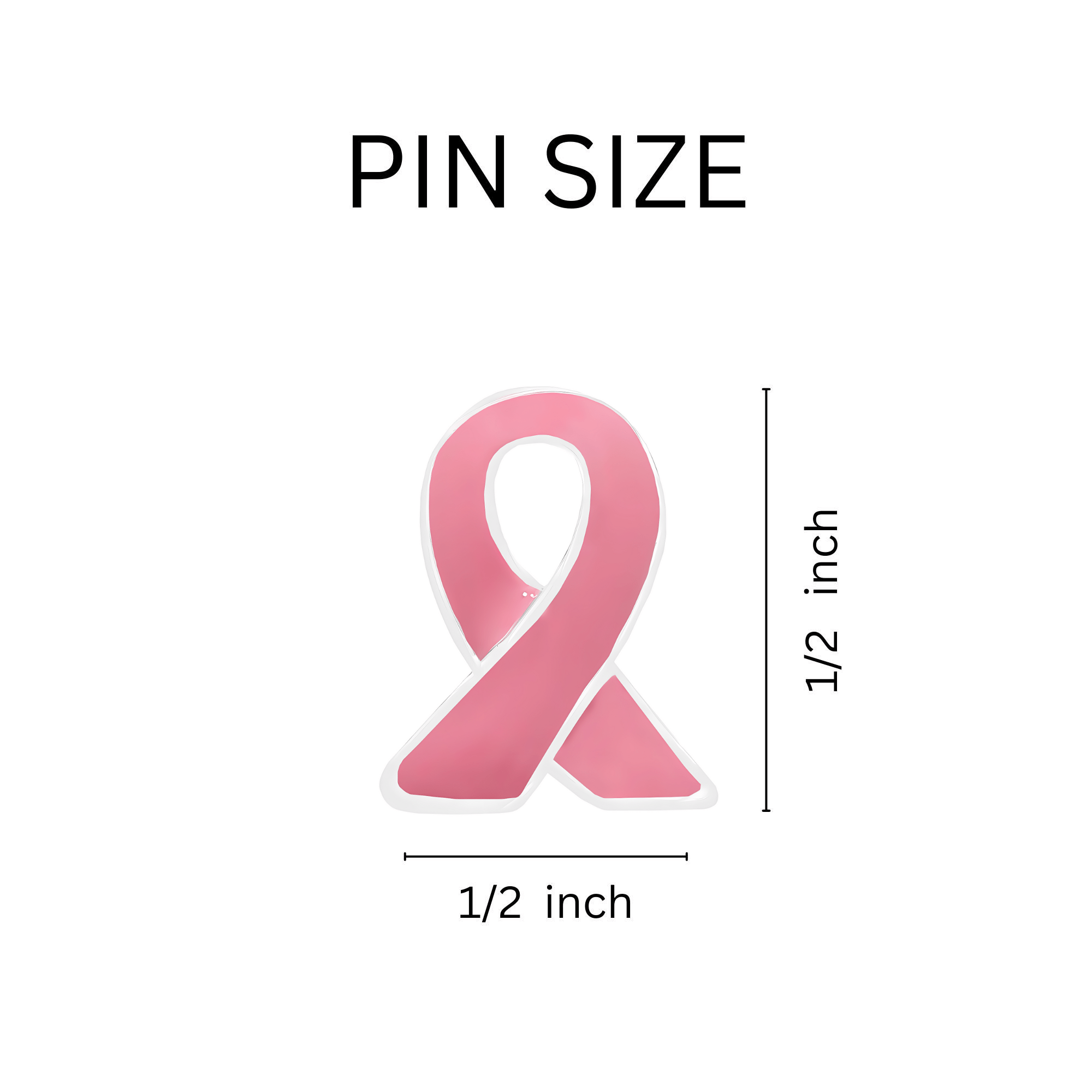 10 Pack Pink Ribbon Lapel Pins The Awareness Company