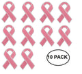 10 Pack Pink Ribbon Pins The Awareness Company