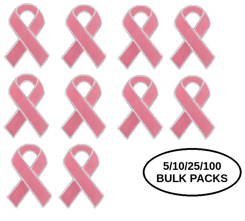 Bulk Pack Pink Ribbon Pins The Awareness Company