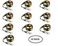 10 Pack Puzzle Piece Autism Awareness Lanyards The Awareness Company