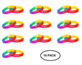 Rainbow Chain Link Silicone Bracelets The Awareness Company