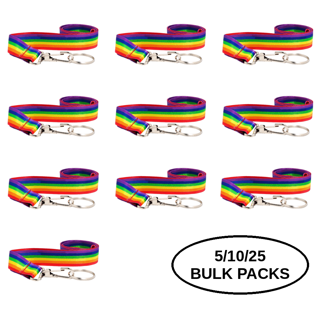 5/10/25 Rainbow Flag Lanyards The Awareness Company