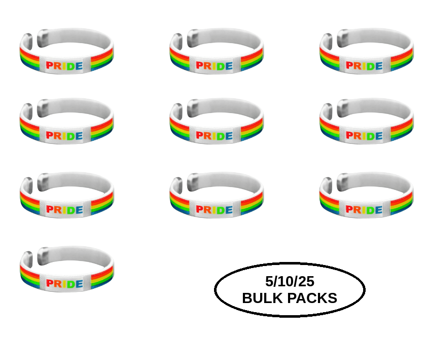 5/10/25 Rainbow PRIDE Bangle Bracelets The Awareness Company