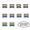 5/10/25/100 Rectangle Straight Ally Flag Pins The Awareness Company