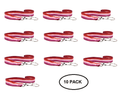 10 Pack Sunset Lesbian Flag Lanyards The Awareness Company