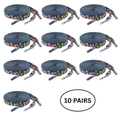 10 Pairs Daniel Quasar Flag Shoe Laces The Awareness Company