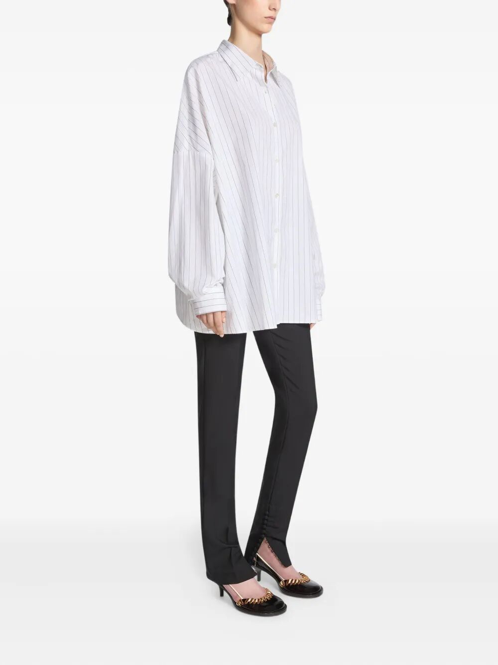 Dries Van Noten Women Casia Striped Shirt Luosophy